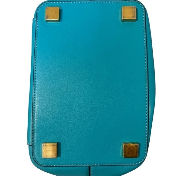 Michael Kors COLLECTION Turquoise Teal Bucket Bag - Picture 4 of 10